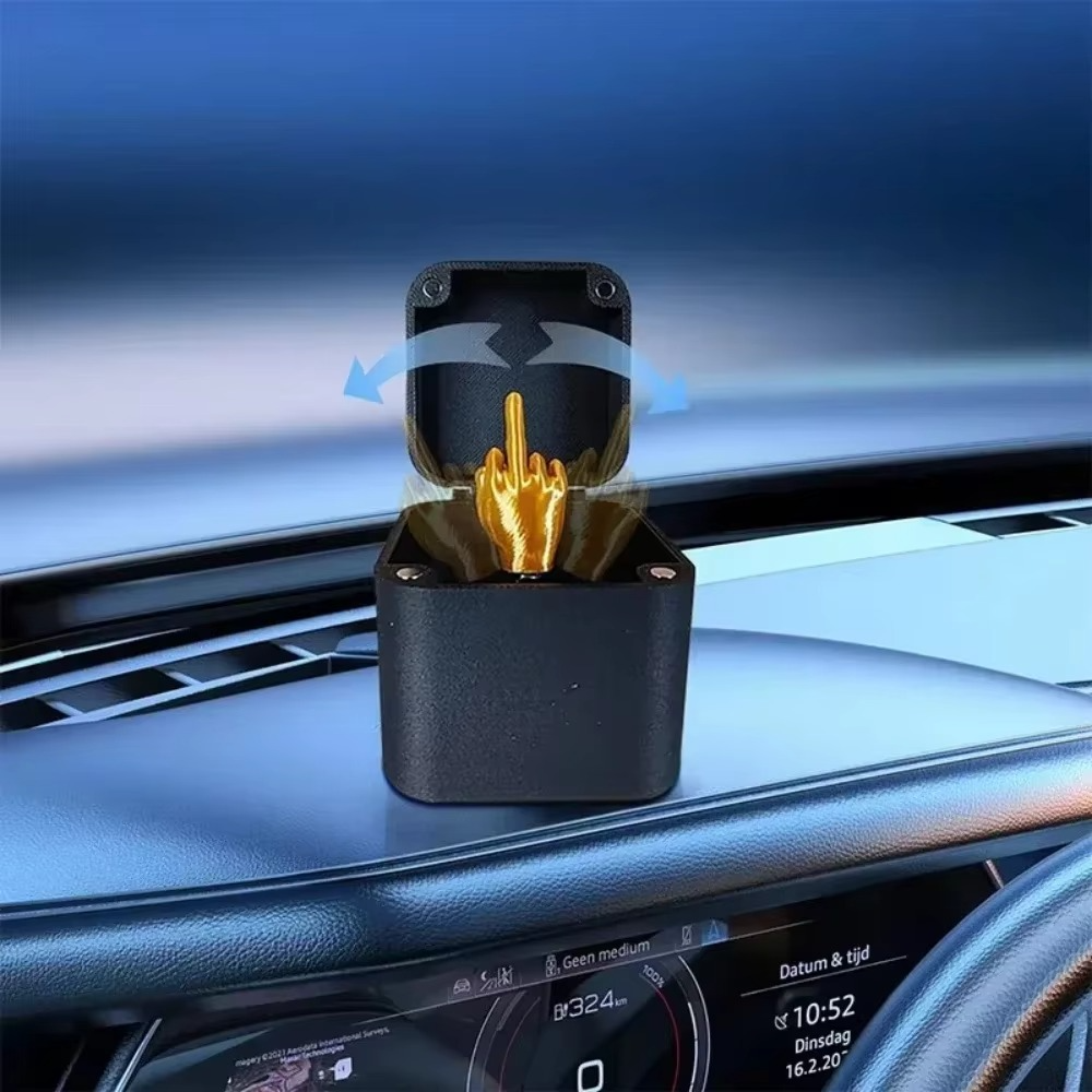 Pynzeka 1 Pièce Boîte Cadeau Surprise Doigt du Milieu Cadeau Amusant Popup Surprise for Adultes pour Bureau Decor Pynzeka 1 Pièce Boîte Cadeau Surprise Doigt du Milieu Cadeau Amusant Popup Surprise for Adultes pour Bureau Decor
