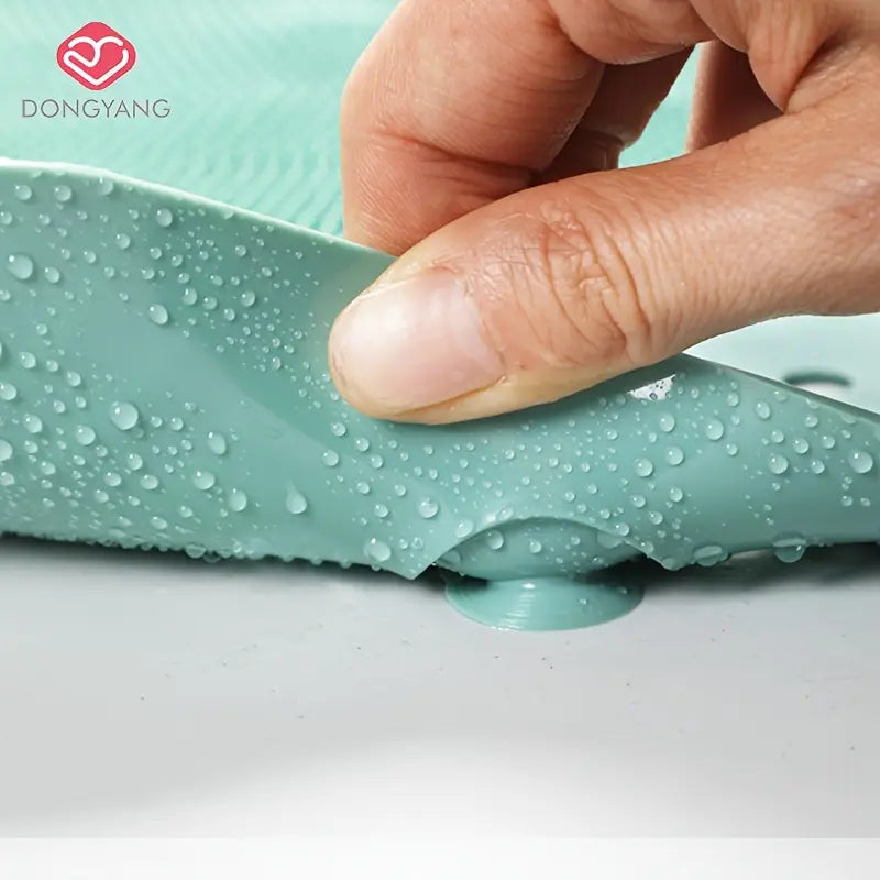 Tapis de Salle de Bain Antidérapant Circulaire – Surélevé avec Ventouses