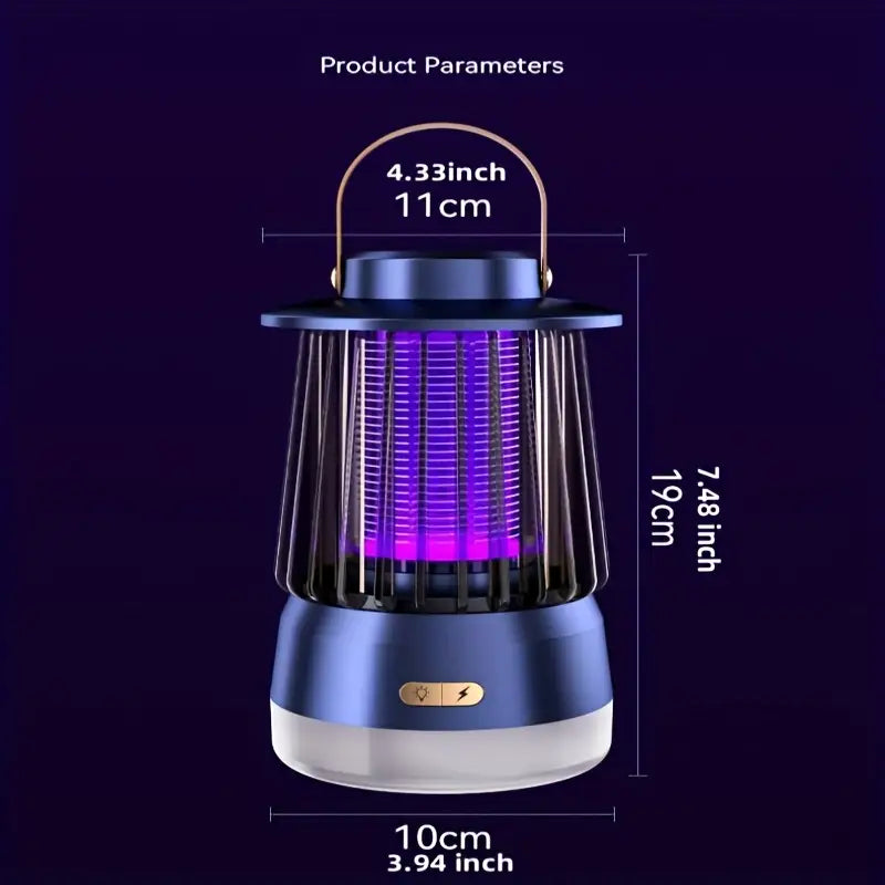 USB Electric Mosquito Lamp - Silent UV Light Trap for Indoor & Outdoor