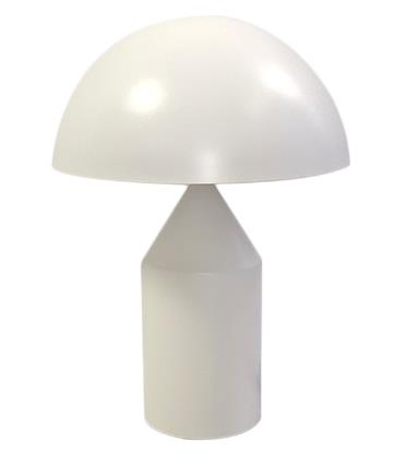 Lampe de table champignon en métal avec éclairage LED