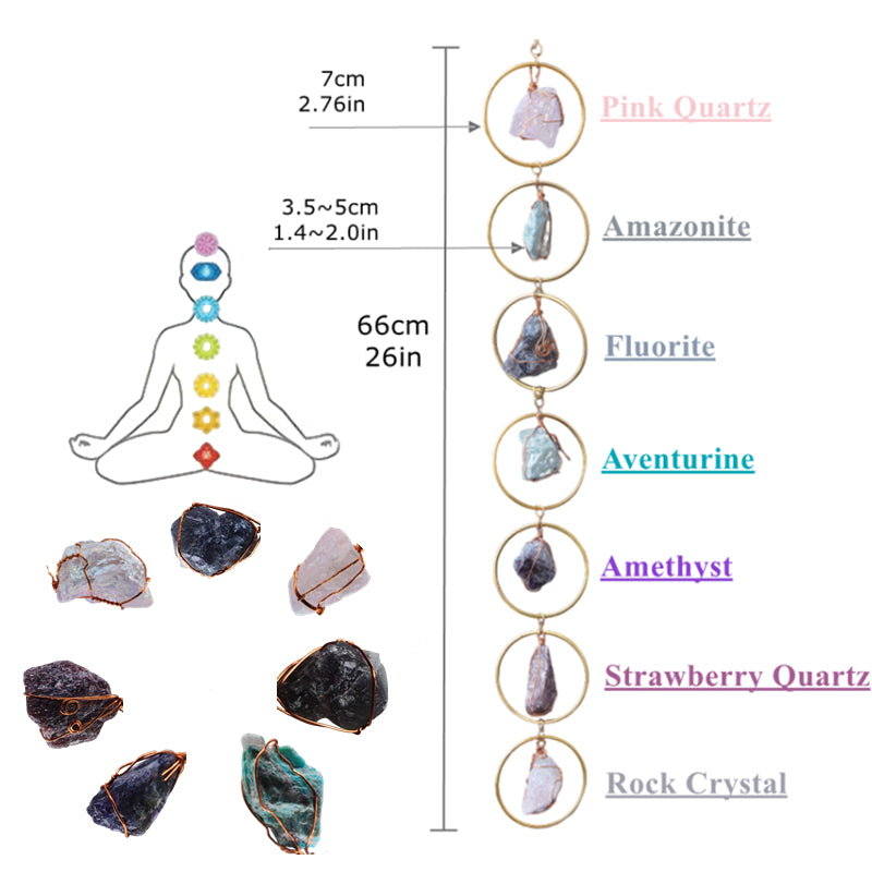 Pierres Précieuses de Charbon Naturel Brut - Attrape-Soleil Reiki 7 Chakras