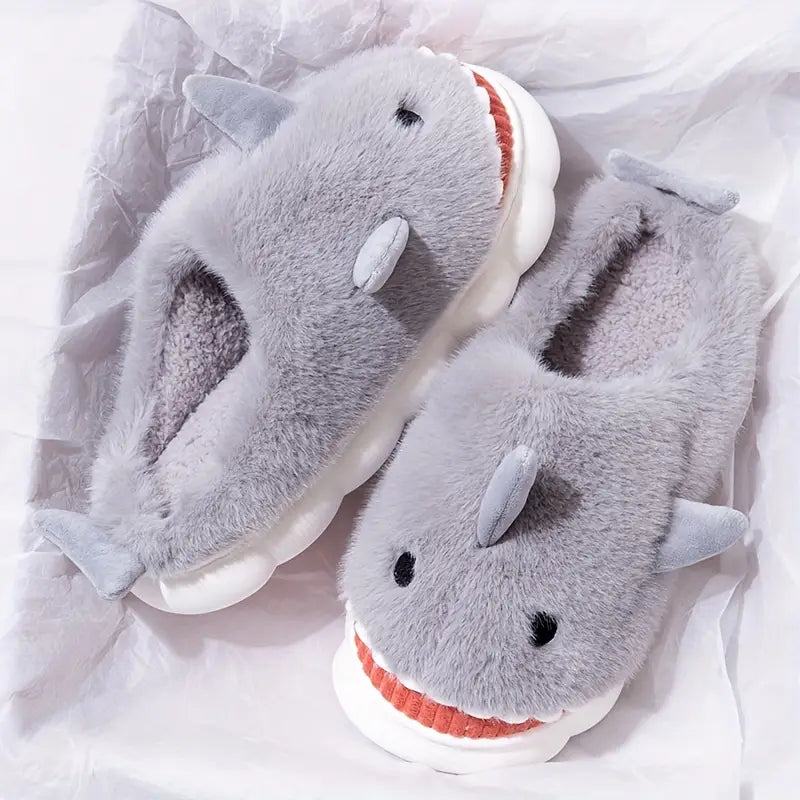Chaussures Chaudes Requin Style Dessin Animé – Intérieur & Extérieur