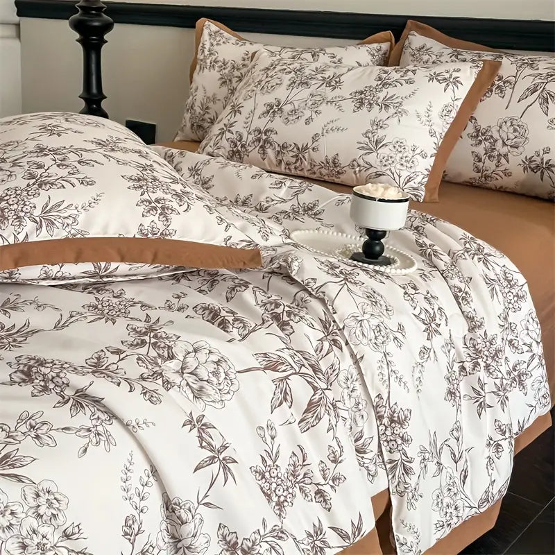 Couette d'Été en Dentelle Florale Française – Légère & Élégante