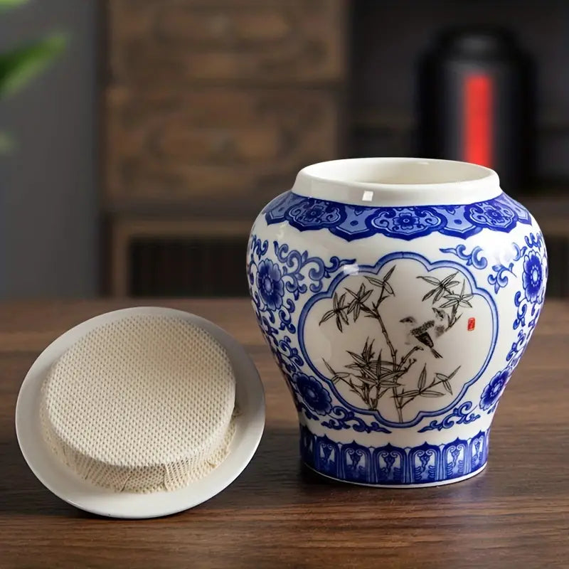 Teedose aus Porzellan - Limitierte Auflage