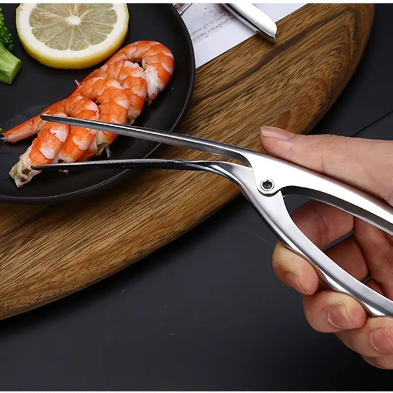 Outil Éplucheur de Crevettes en Acier Inoxydable