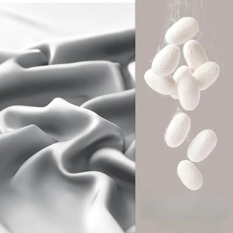 Taies d’Oreiller en Soie de Mûrier Véritable