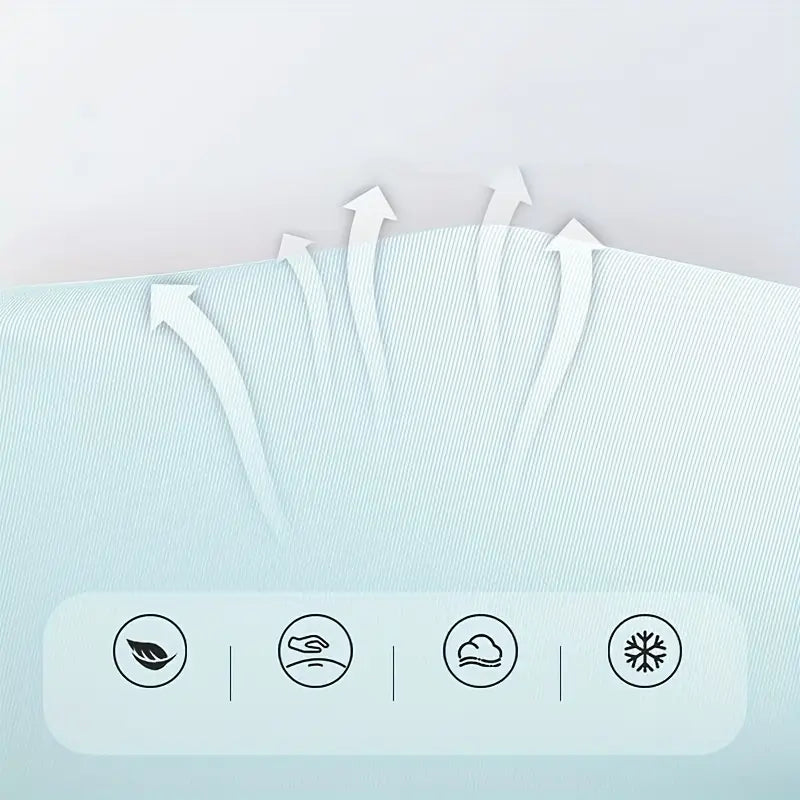 Coussin de Soie Glacée pour Dormeurs sur le Côté – Confort Ergonomique