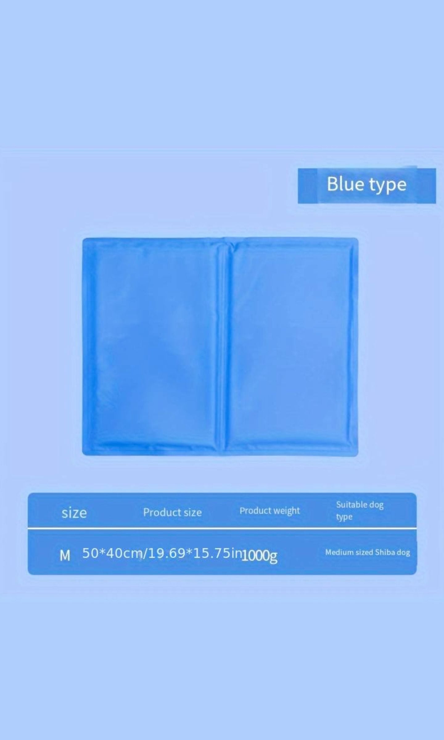 Tapis de Refroidissement pour Chien