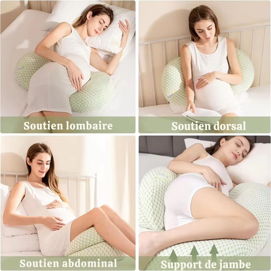 Oreiller de Grossesse Multifonctionnel pour Femmes Enceintes - PANGDUBE