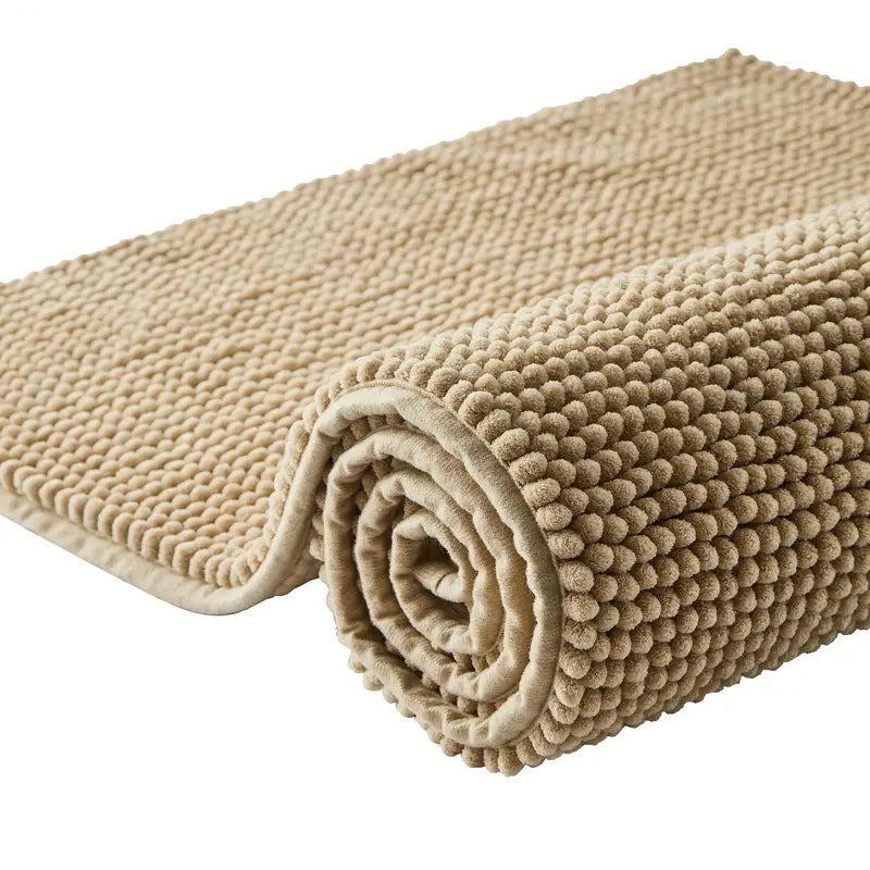 Ensemble de 3 Tapis de Salle de Bain en Chenille Épais