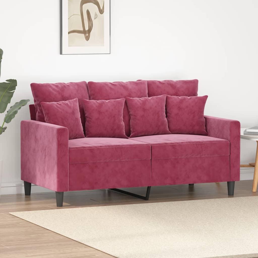 Canapé en velours – Disponible de 60 à 180 cm
