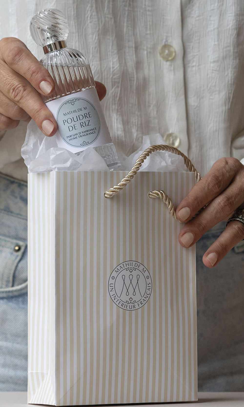 Home Fragrance "Rice Powder" - Mathilde.M - Elegance and Softness in 100 ml