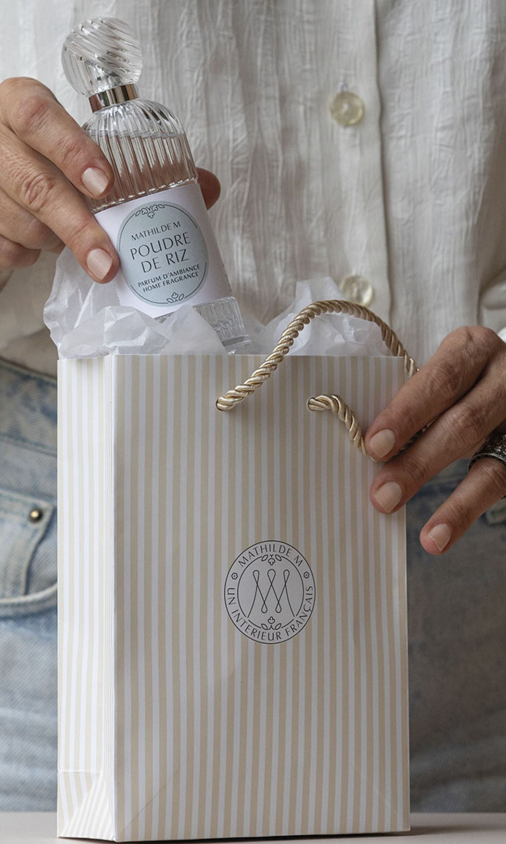 Raumduft "Reispulver" - Mathilde.M - Eleganz und Weichheit in 100 ml