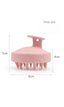 Brosse de massage en silicone souple