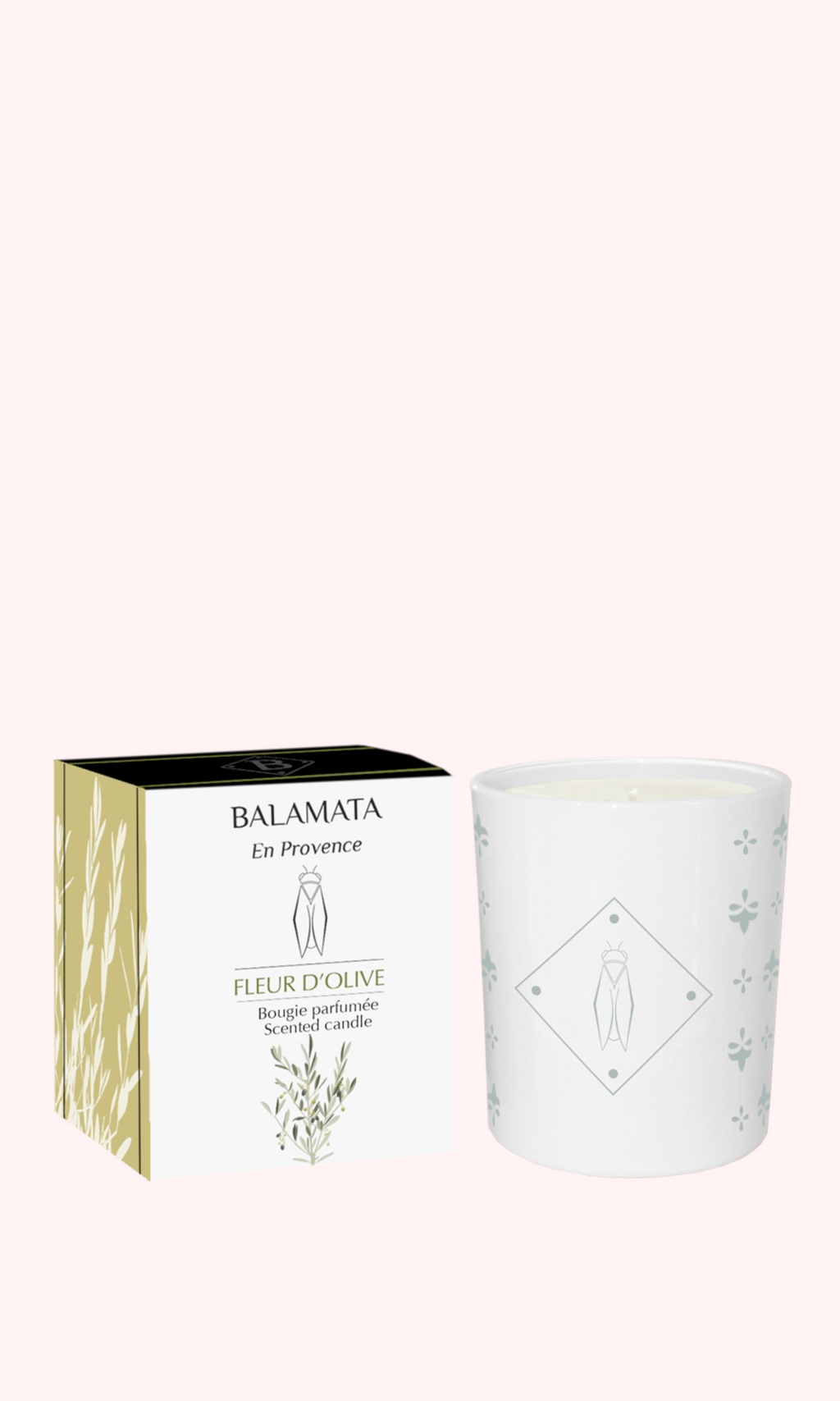 Olive Flower Scented Candle 200g - Balamata