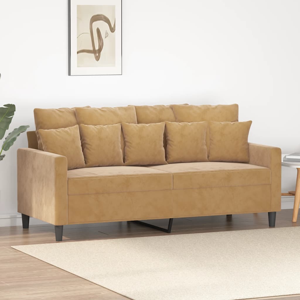 Canapé en velours – Disponible de 60 à 180 cm