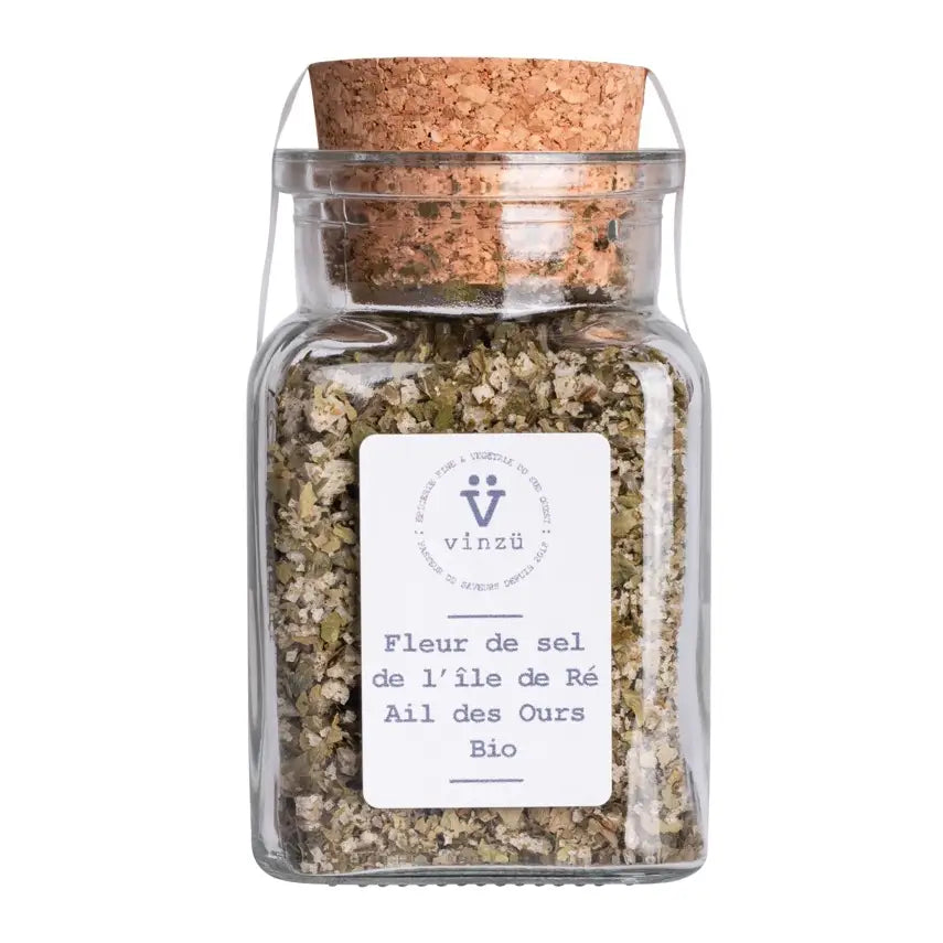 Fleur de sel from the Isle of Ré with wild garlic - Vinzü