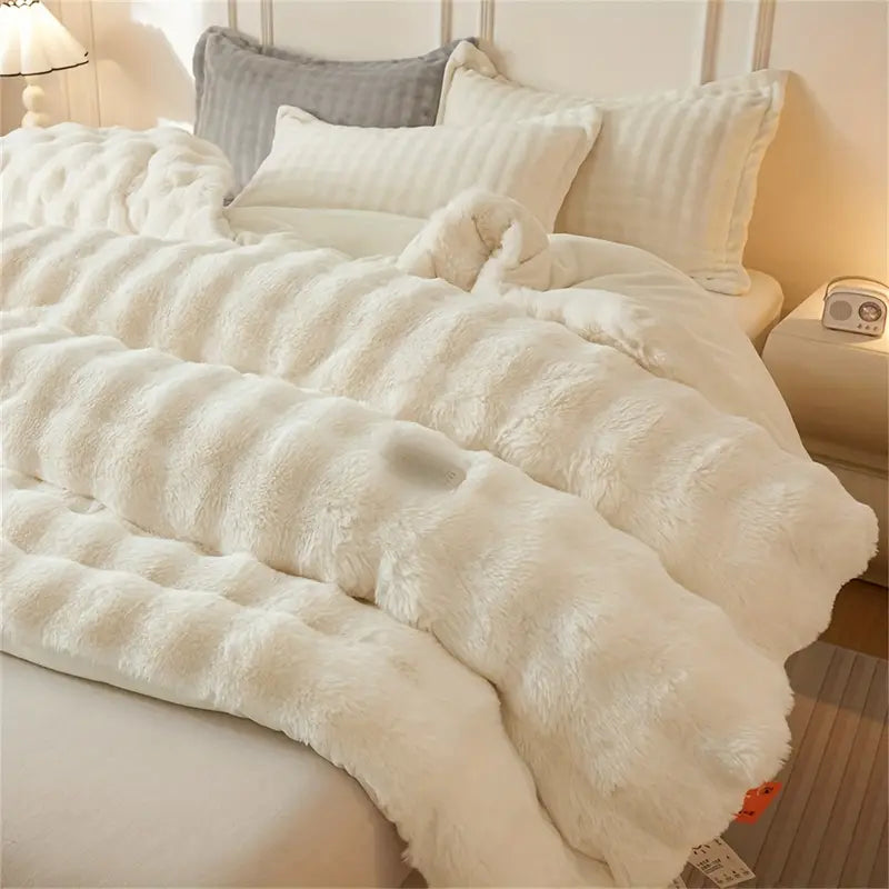 Couette d’hiver épaisse, douce et chaude