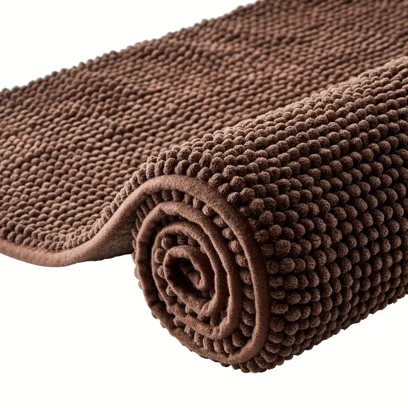 Ensemble de 3 Tapis de Salle de Bain en Chenille Épais