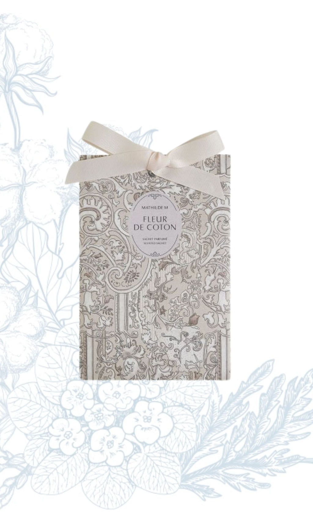 Cotton Flower Perfumed Sachet by Mathilde M. - A Breath of Freshness and Purity