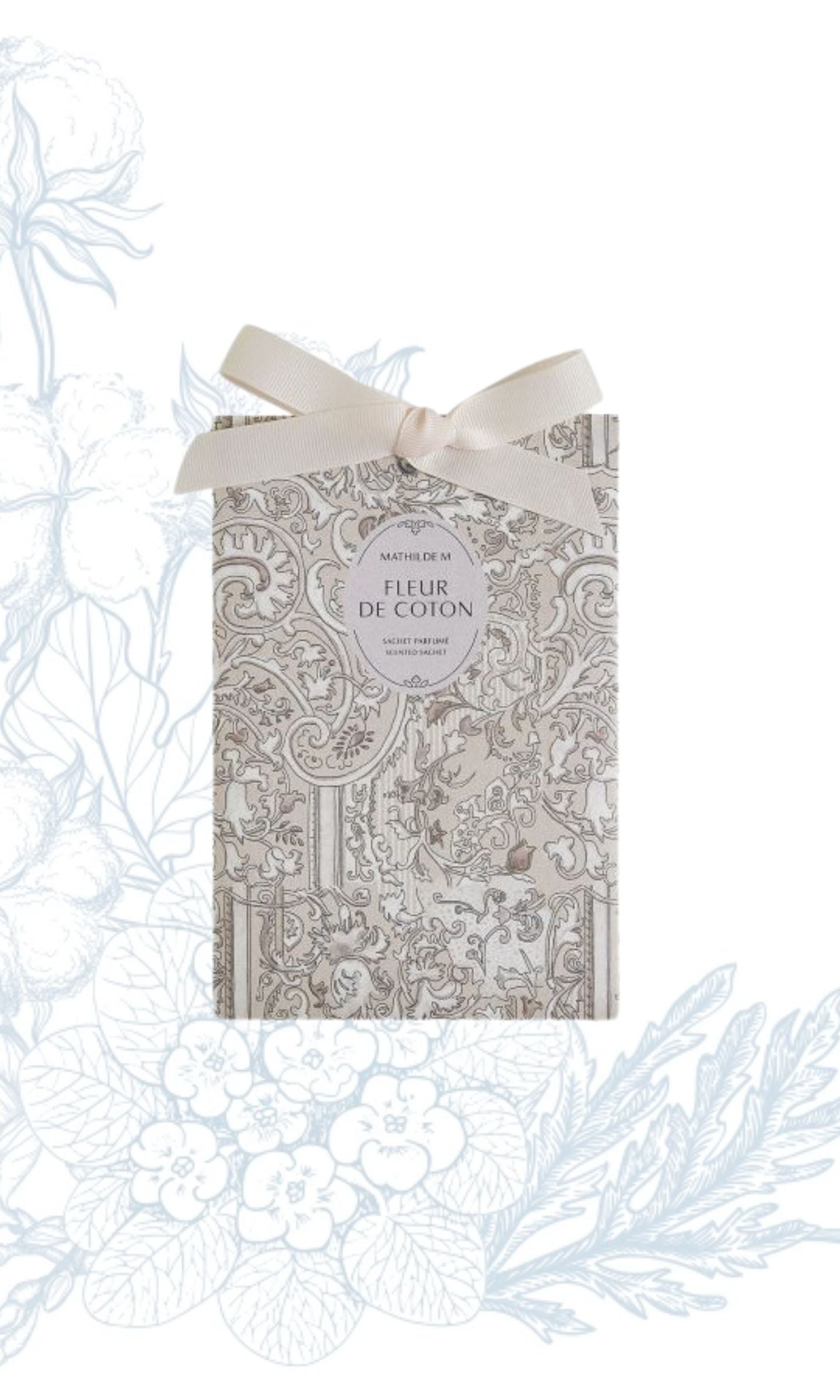 Baumwollblumen-Parfümsäckchen von Mathilde M. – Ein Hauch von Frische und Reinheit