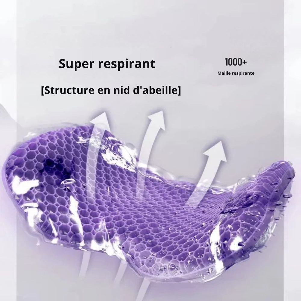 Coussin Gel Nid d’Abeille – Fraîcheur et Confort tout l’Été