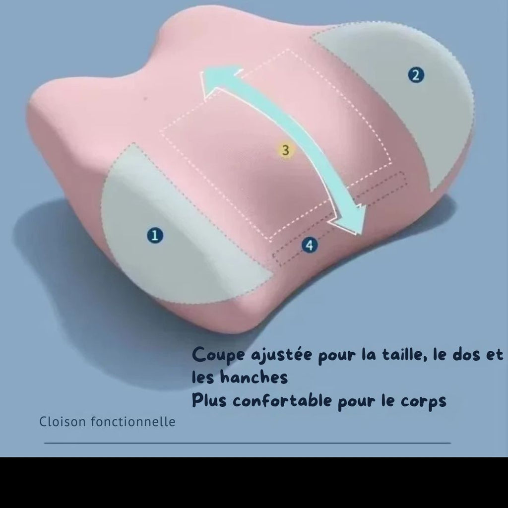 Coussin Lombaire Ergonomique – Soutien Doux et Efficace