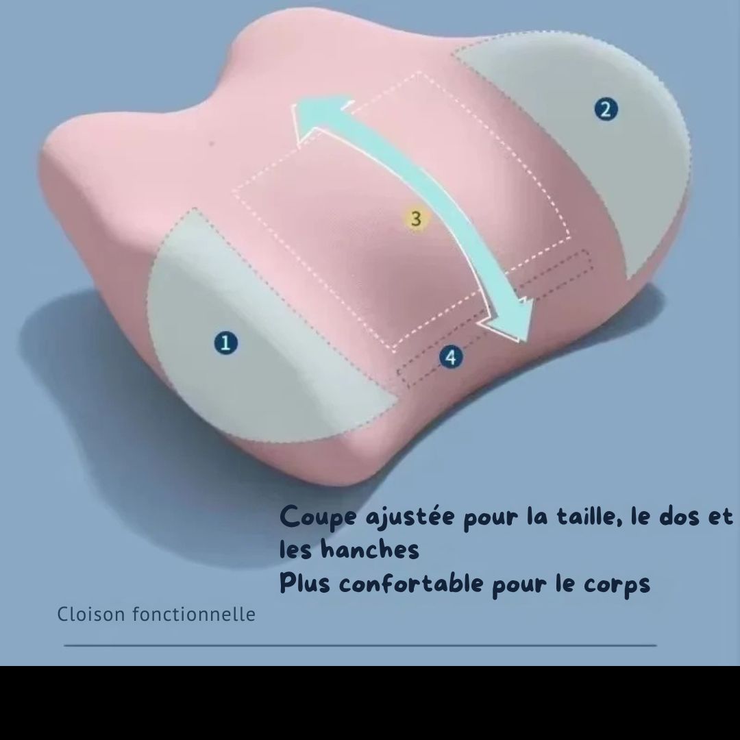 Coussin Lombaire Ergonomique – Soutien Doux et Efficace