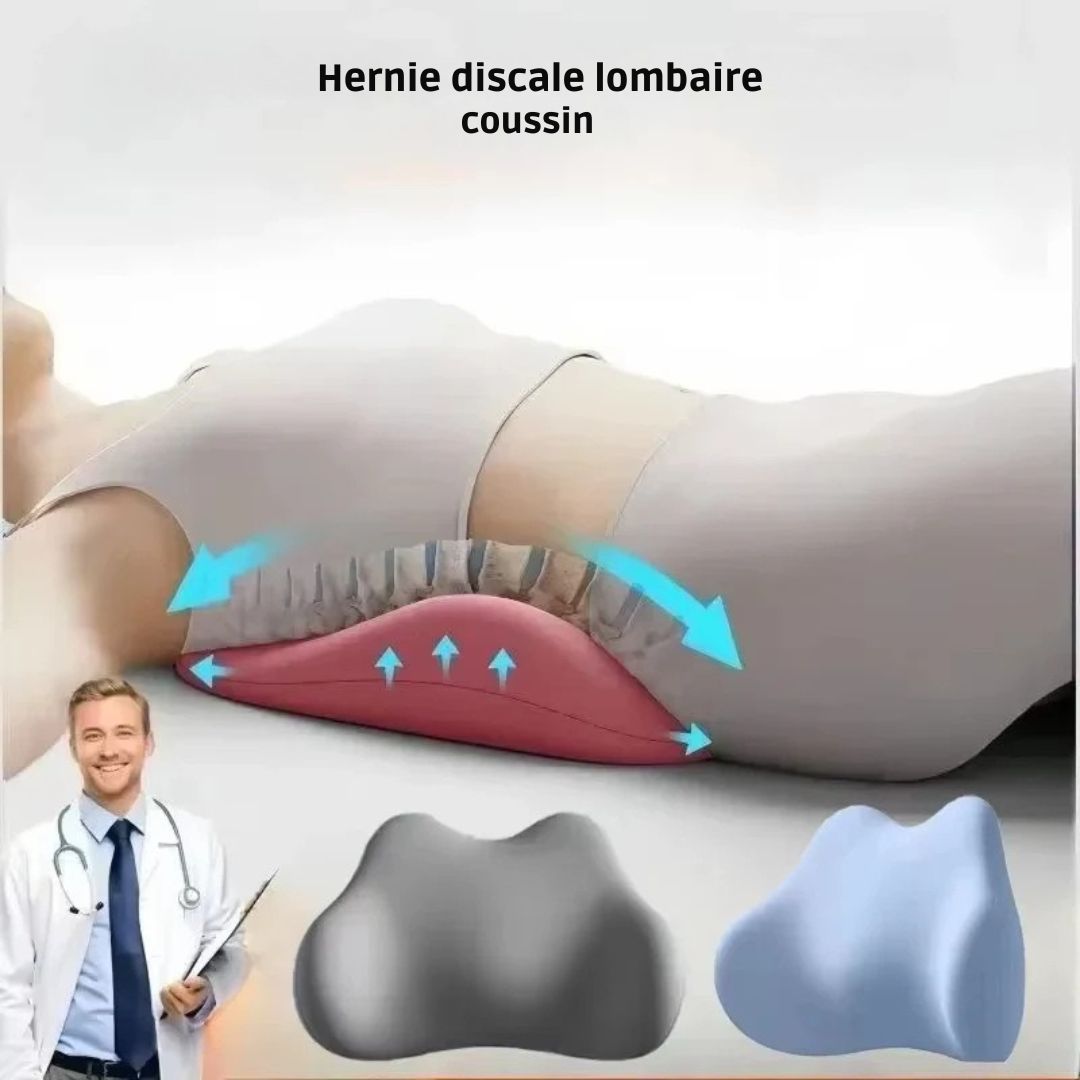 Coussin Lombaire Ergonomique – Soutien Doux et Efficace