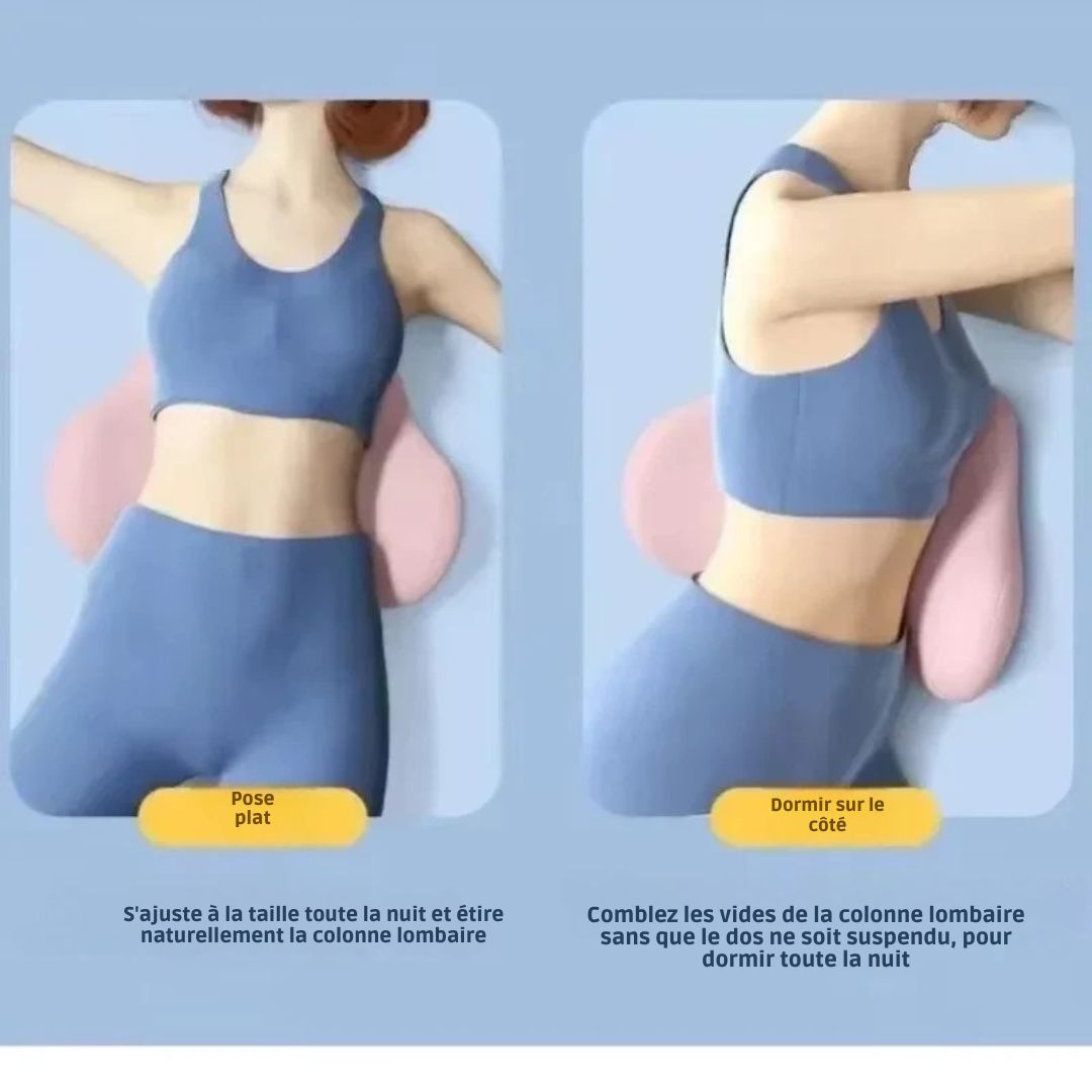 Coussin Lombaire Ergonomique – Soutien Doux et Efficace