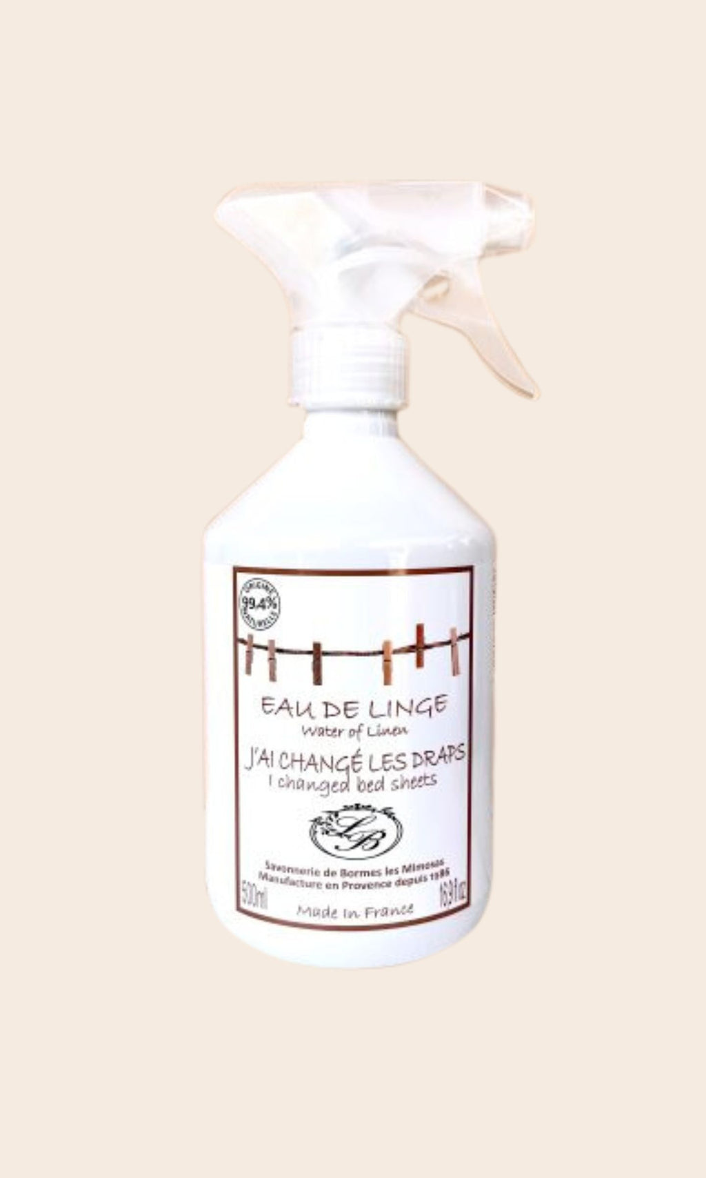 Vaporisateur Eau de linge - 500ml - Savonnerie de Bormes