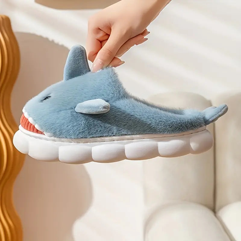 Chaussures Chaudes Requin Style Dessin Animé – Intérieur & Extérieur
