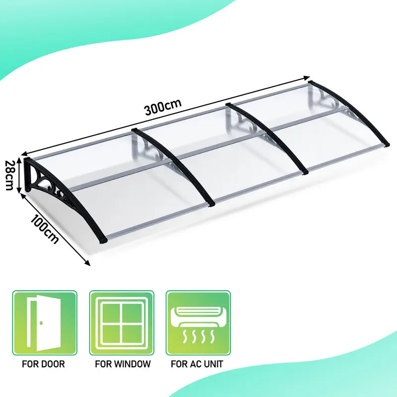 Auvent Transparent – Protection Solaire et Anti-Pluie pour Terrasse