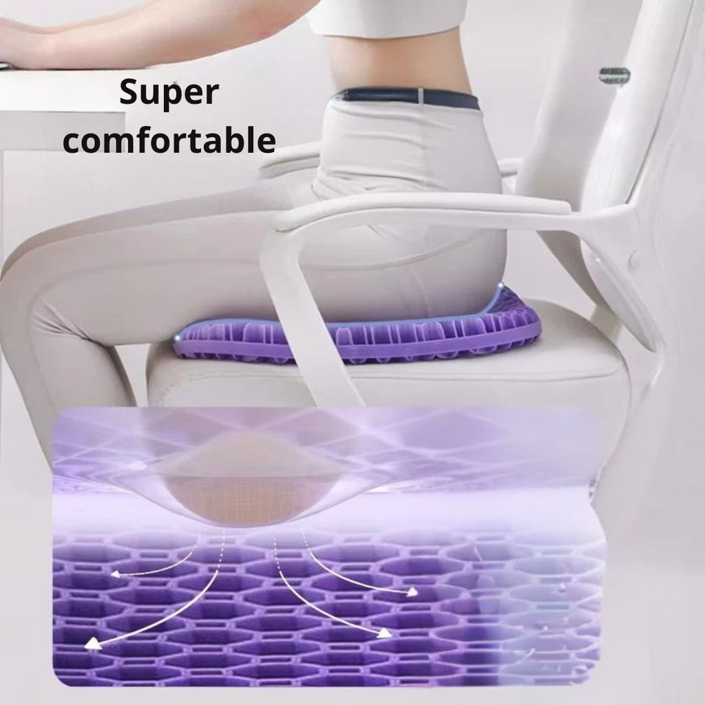 Coussin Gel Nid d’Abeille – Fraîcheur et Confort tout l’Été