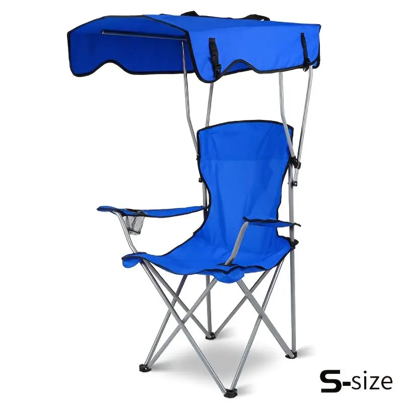 Chaise de Plage Pliante Portable avec Ombre – L’Alliance Parfaite du Luxe et du Confort