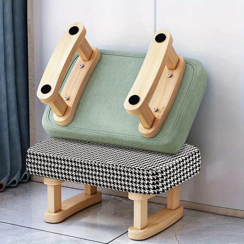 Tabouret de Canapé en Bois Massif