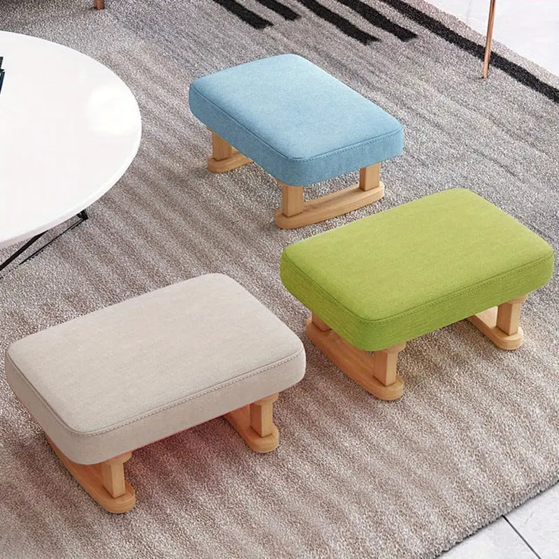 Tabouret de Canapé en Bois Massif