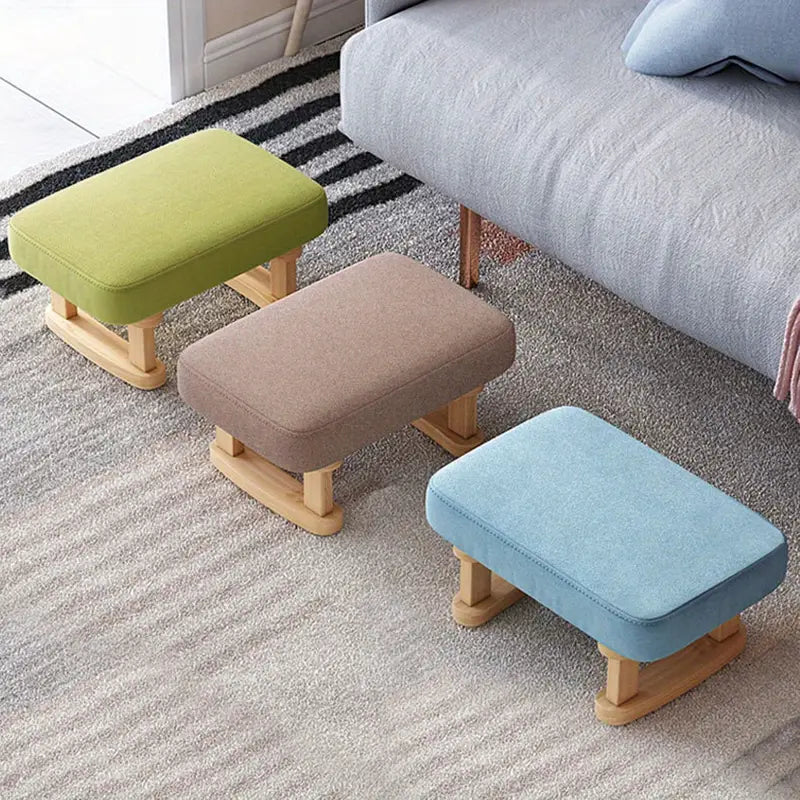 Tabouret de Canapé en Bois Massif