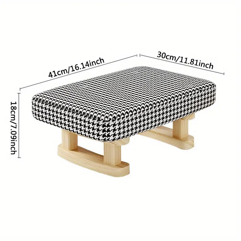 Tabouret de Canapé en Bois Massif