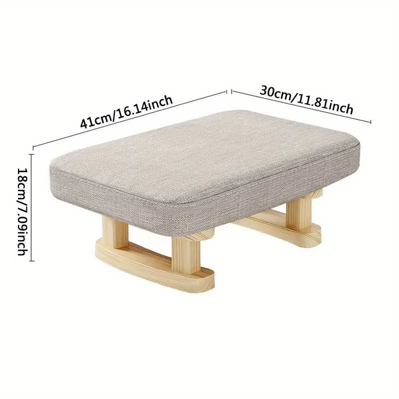 Tabouret de Canapé en Bois Massif