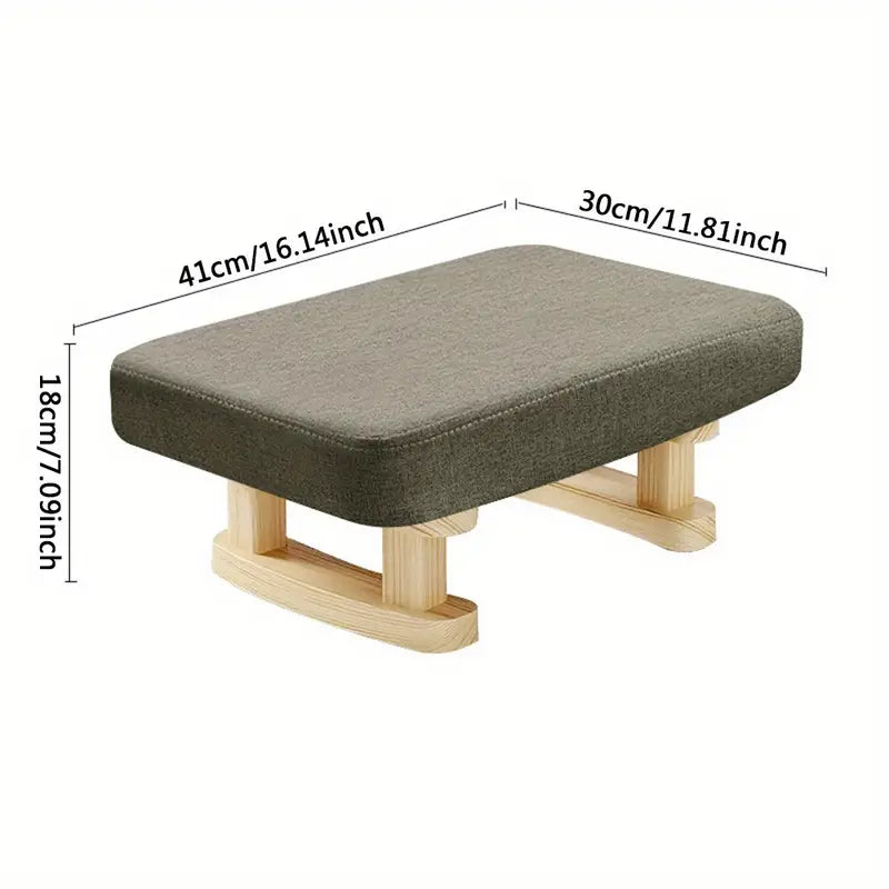 Tabouret de Canapé en Bois Massif
