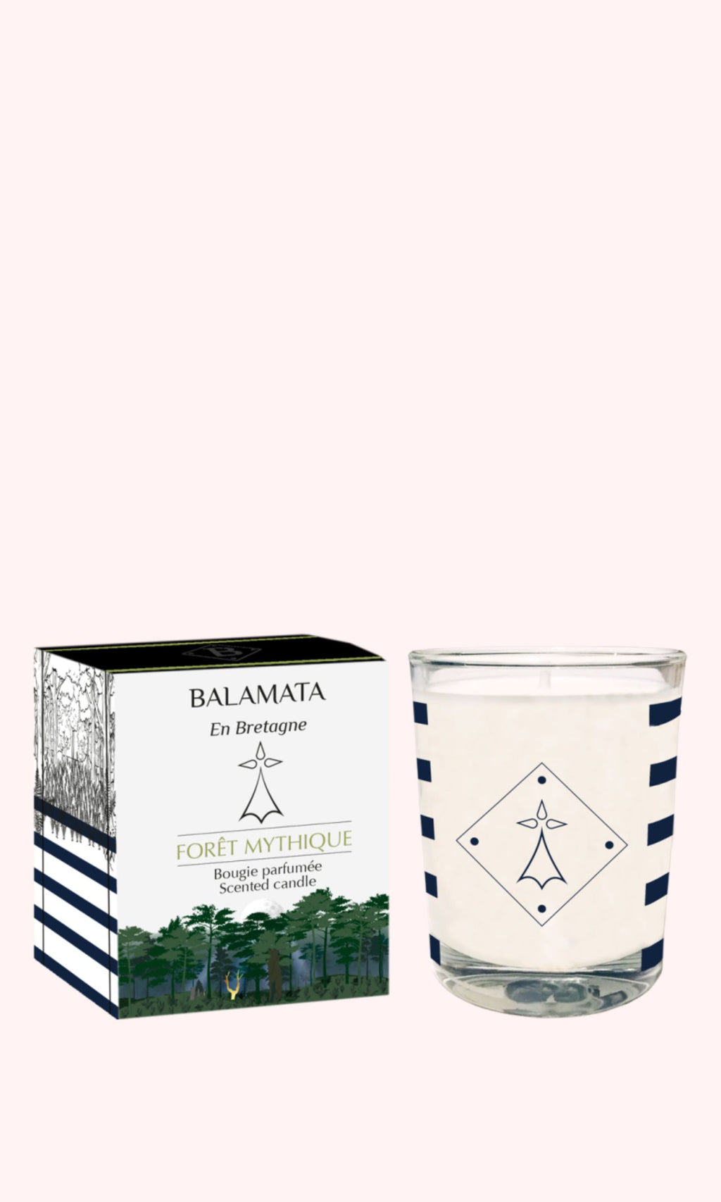 Duftkerze „Mythischer Wald“, 80 g – Balamata