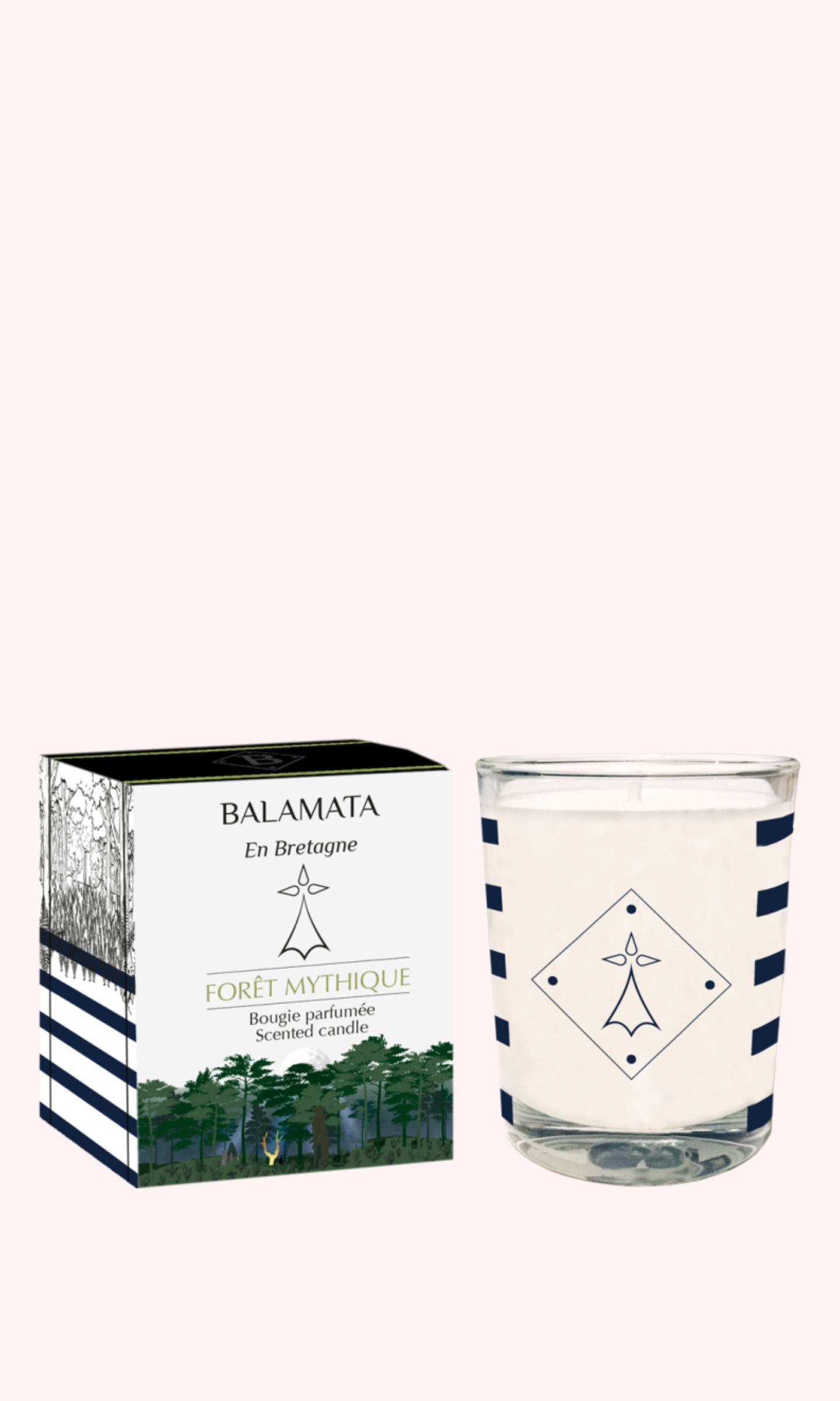 Duftkerze „Mythischer Wald“, 80 g – Balamata