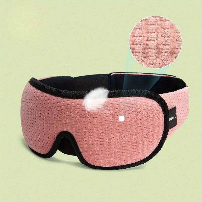 Masque de Sommeil 3D Contourné – Hypoallergénique, et Occultant