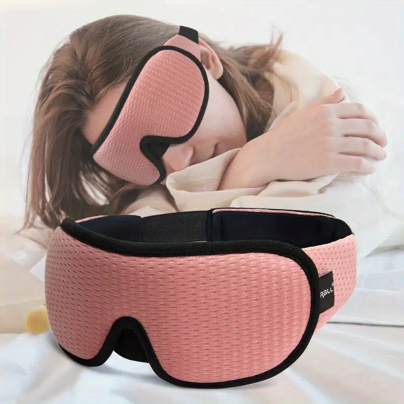 Masque de Sommeil 3D Contourné – Hypoallergénique, et Occultant