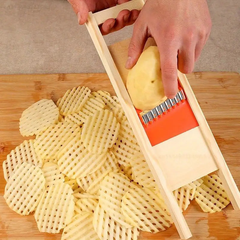 Trancheuse 2-en-1 pour Pommes de Terre & Légumes