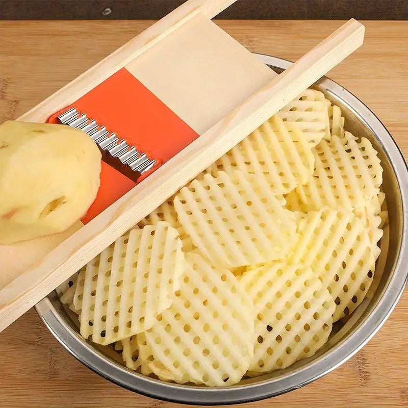 Trancheuse 2-en-1 pour Pommes de Terre & Légumes