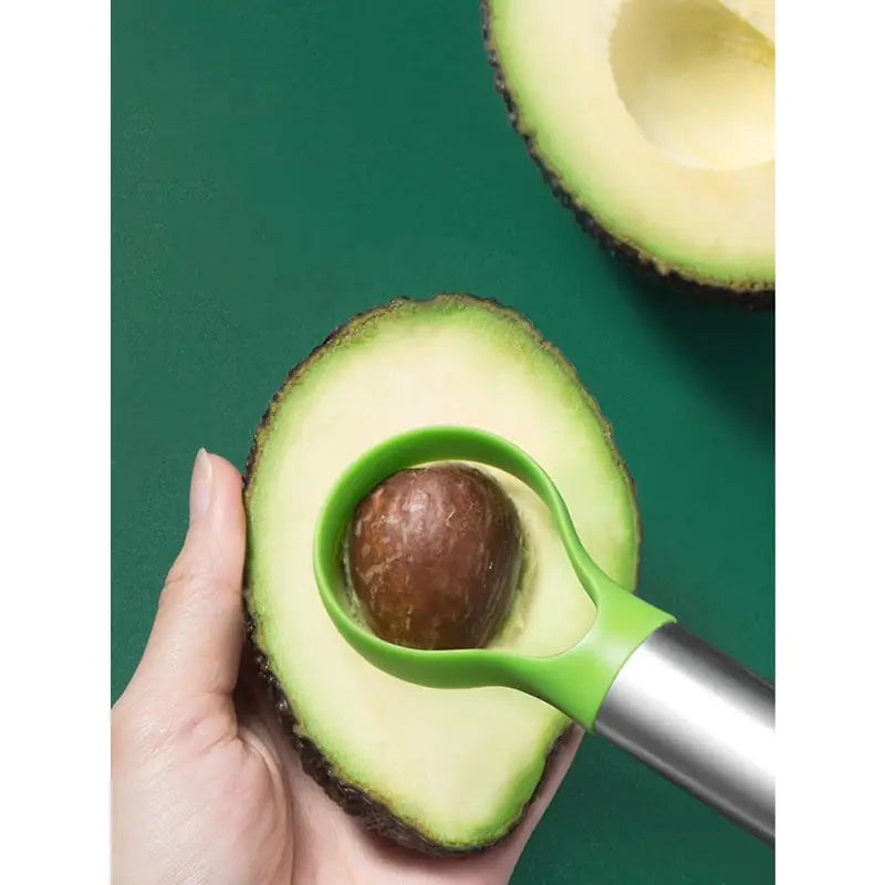 Coupe-Avocat & Dénoyauteur 2-en-1 – Outil de Cuisine