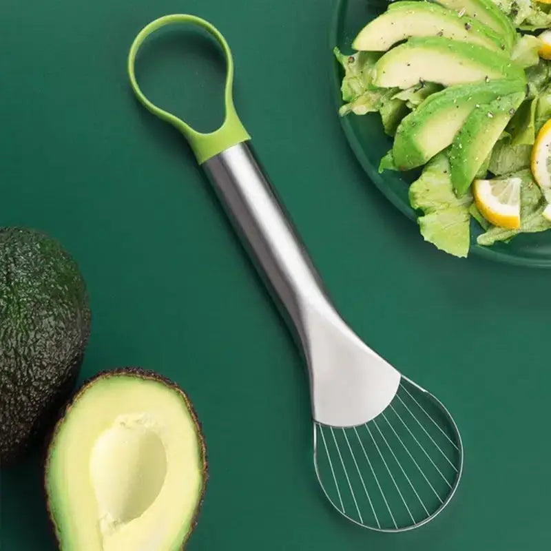 Coupe-Avocat & Dénoyauteur 2-en-1 – Outil de Cuisine