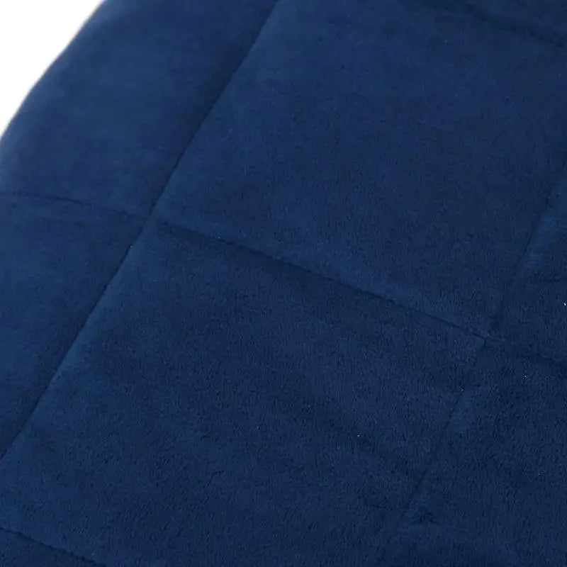 Couverture lestée bleu grand format – vue produit